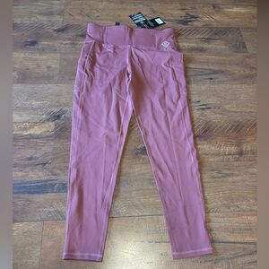 NWT Women’s GIRLS WITH GUNS Concealer Carry Tactical Leggings Size Large- Blush